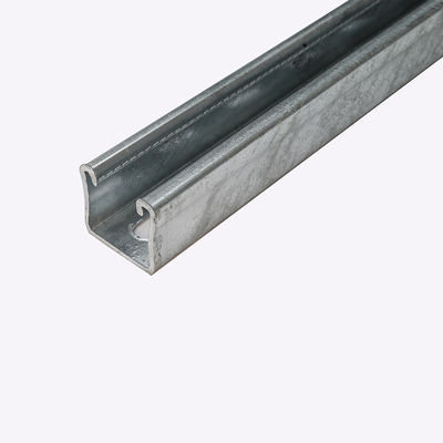1.5-3.0mm Galvanized Steel Unistrut C Shaped  Q195-Q345 For Construction