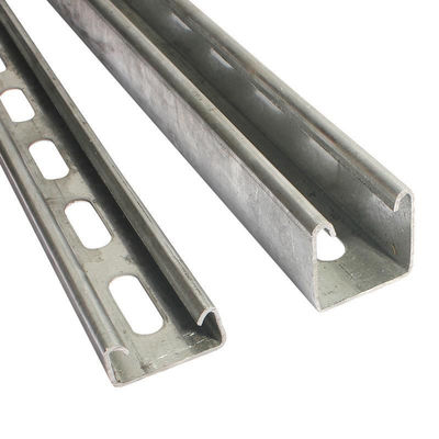 Corrosion Resistant Lightweight Aluminum Slotted Channel Extrusion Anodized