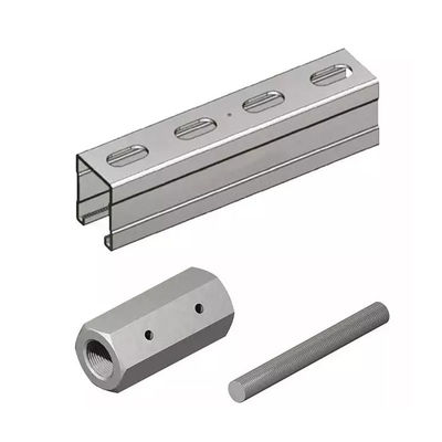 Certified Galvanized Seismic Bracket with Bolted Installation and Decoiling Process