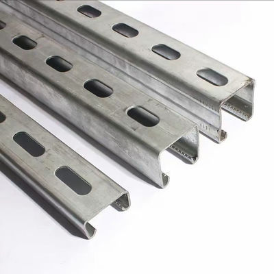 Lightweight Corrosion Resistant 1-3mm Aluminum Alloy Slotted C Channel For Construction