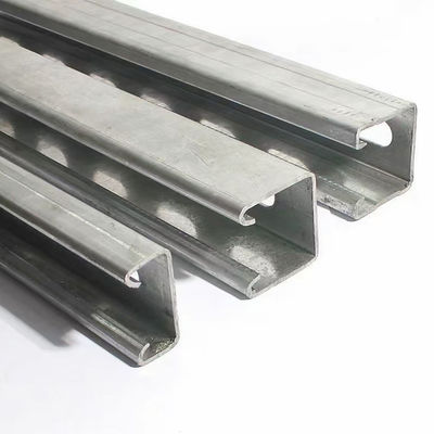 Lekkie Anodowane Srebro Metalowe kanał śluzowany 1-3 mm Aluminiowy C-formatowy kanał stalowy