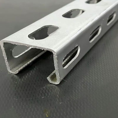 Weather Resistant Aluminum Strut Channel Strength C Shaped Steel Lightweight