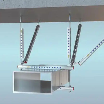 SS Earthquake Rigid Seismic Bracing Withstands Heavy Loads Easy Installation 4 Way Seismic Bracing