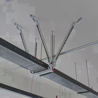 Corrosion Resistant Galvanized Seismic Brackets For Bolted Installation Seismic Brace For Pipe