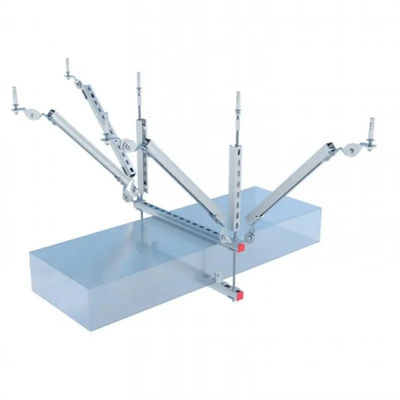 ISO9001 Earthquake Seismic Brace Bracket Galvanized Seismic Brace For Corrosion Resistance