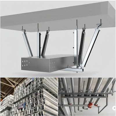 Earthquake Resilient Galv Steel Bolt On Seismic Restraints For Piping Buildings And Structures