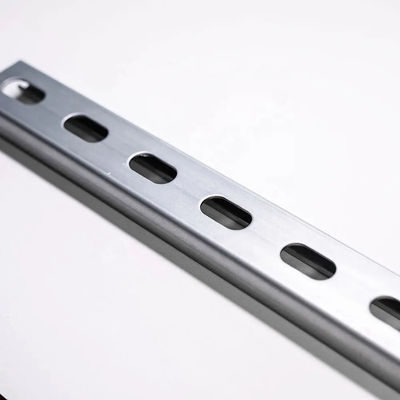 1-3mm Corrosion Resistant Hot Dipped Galvanized Strut Channel C Shaped Lightweight Steel Channel Support Structure