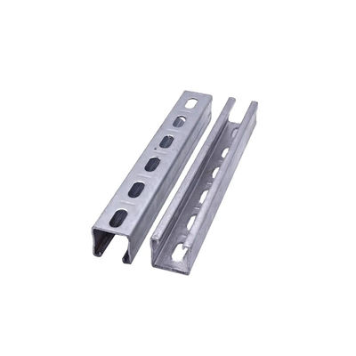 C Shaped Steel With ±1% Tolerance Galvanized Steel Strut Channel For Heavy Duty Applications