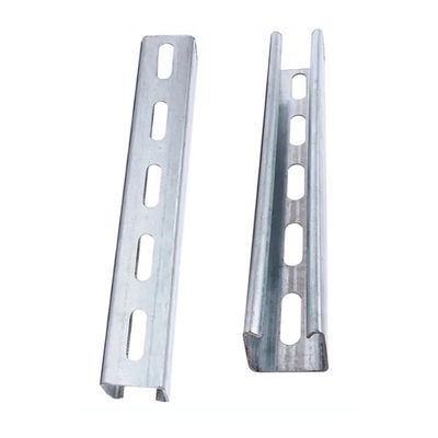 40g-275g/M2 Hot Dipped Galvanized Strut Channel ±0.02mm Tolerance
