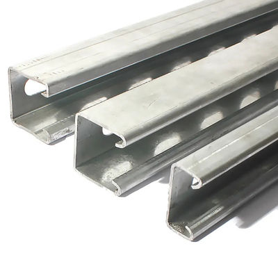 Precise 1.5mm-3.0mm Tolerance ±0.02mm Galvanized Unistrut Channel For ASTM GB JIS Standards