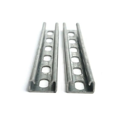 Corrosion Resistant Silver Anodized C Shaped Aluminium Strut Channel Aluminum Alloy Steel Sections