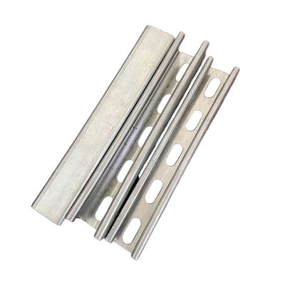 C Shaped Alloy Aluminum Strut Channel For Wall Decoration Slotted C Channel